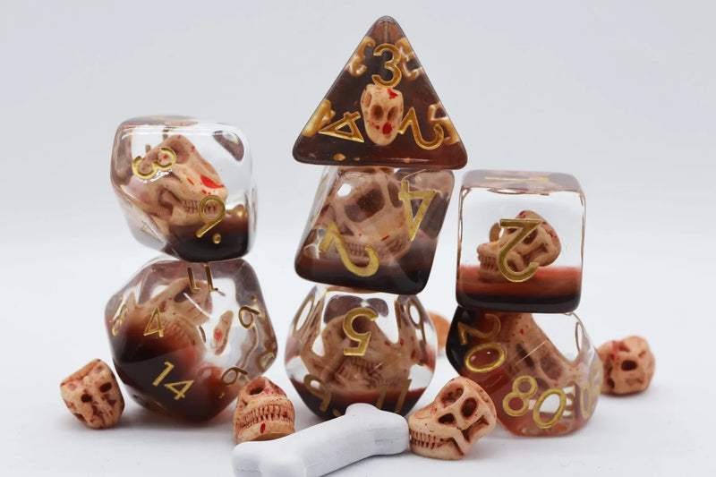 Foam Brain Games RPG Dice Set: Dino Fossil