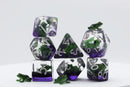 Foam Brain Games RPG Dice Set: Green Poison Frog