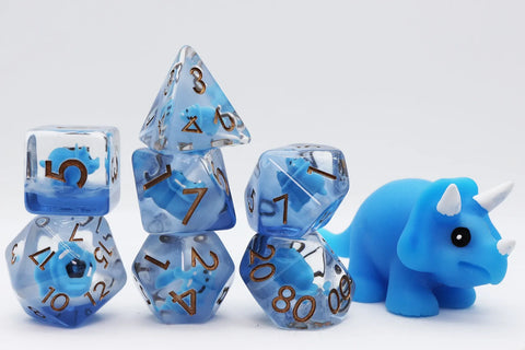 Foam Brain Games RPG Set: Blue Triceratops