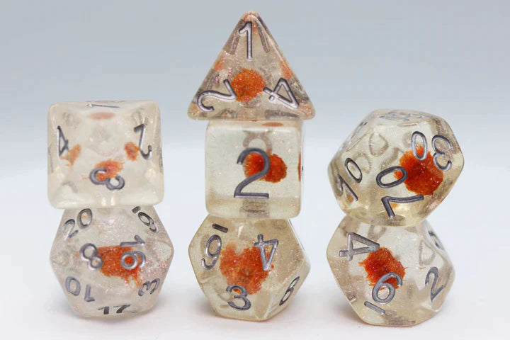 Foam Brain Games Frost-Covered Flowers RPG Dice Set