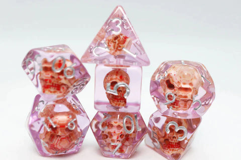 Foam Brain Games Bloody Skull RPG Dice Set