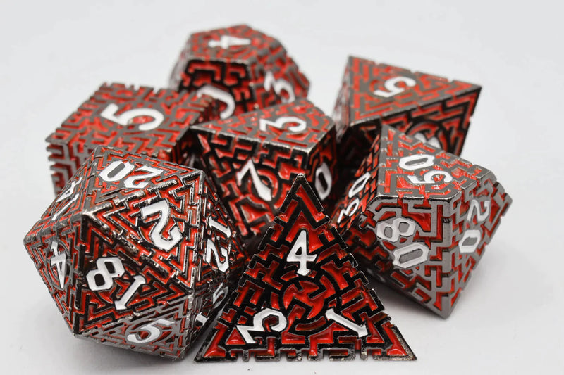 Foam Brain Games Lemnian Labyrinth RPG Metal Dice Set