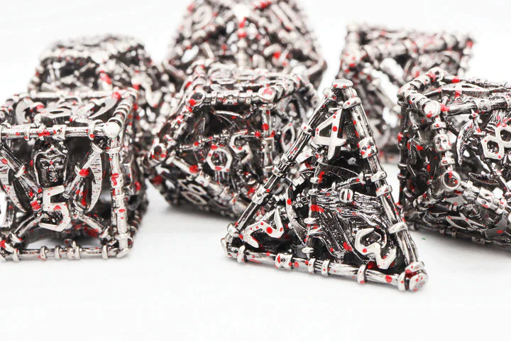 Foam Brain Games Grim Scythe: Sanguine PRG Metal Dice Set