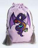 Foam Brain Games Dice Bag: Purple Dragon