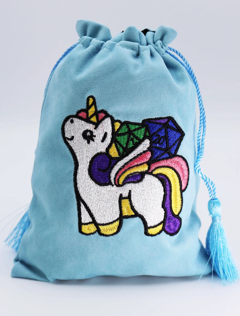 Foam Brain Games Dice Bag: Sparkles the Unicorn