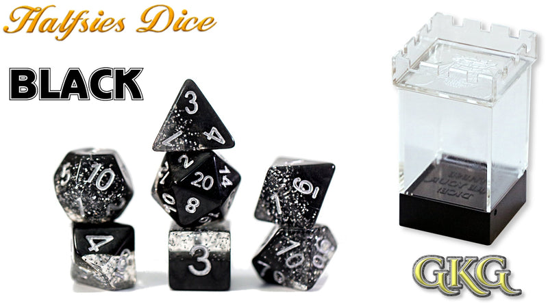 Gate Keeper Games Halfsies Glitter: Black