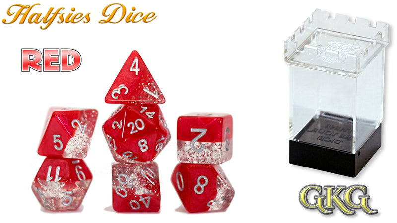 Gate Keeper Games Halfsies Glitter: Red