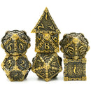 Foam Brain Games Dagger of Venom: Golden PRG Metal Dice Set