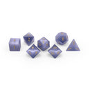 Norse Foundry 7 Die Gemstone RPG Dice Set: Grey Cats Eye