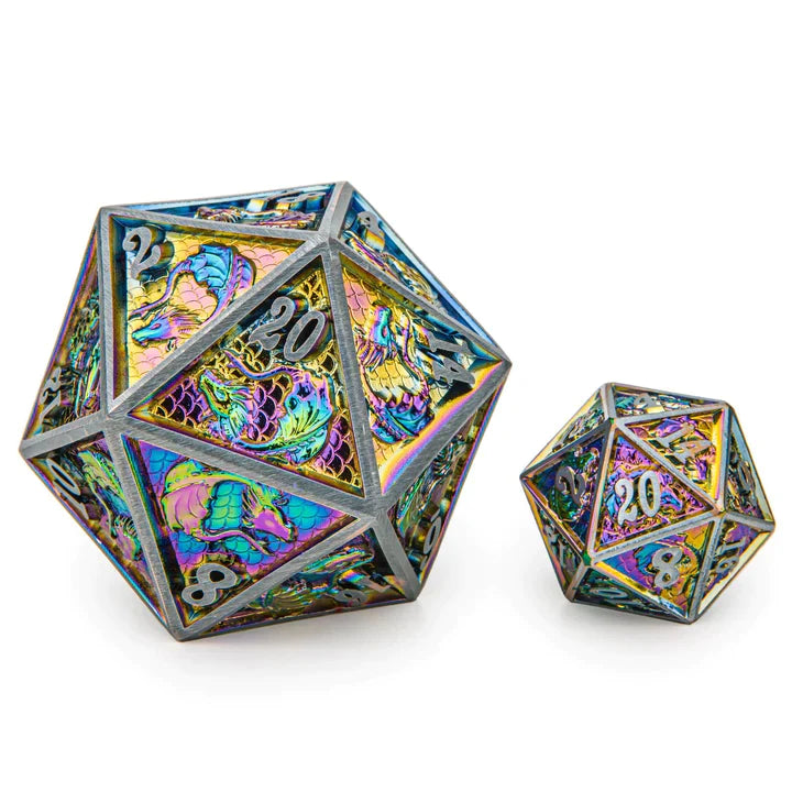 Hymgho 45MM - Dragon Brushed Rainbow (D20)