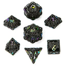 Hymgho Demon Cage Hollow Metal Dice: Black  Chromatic