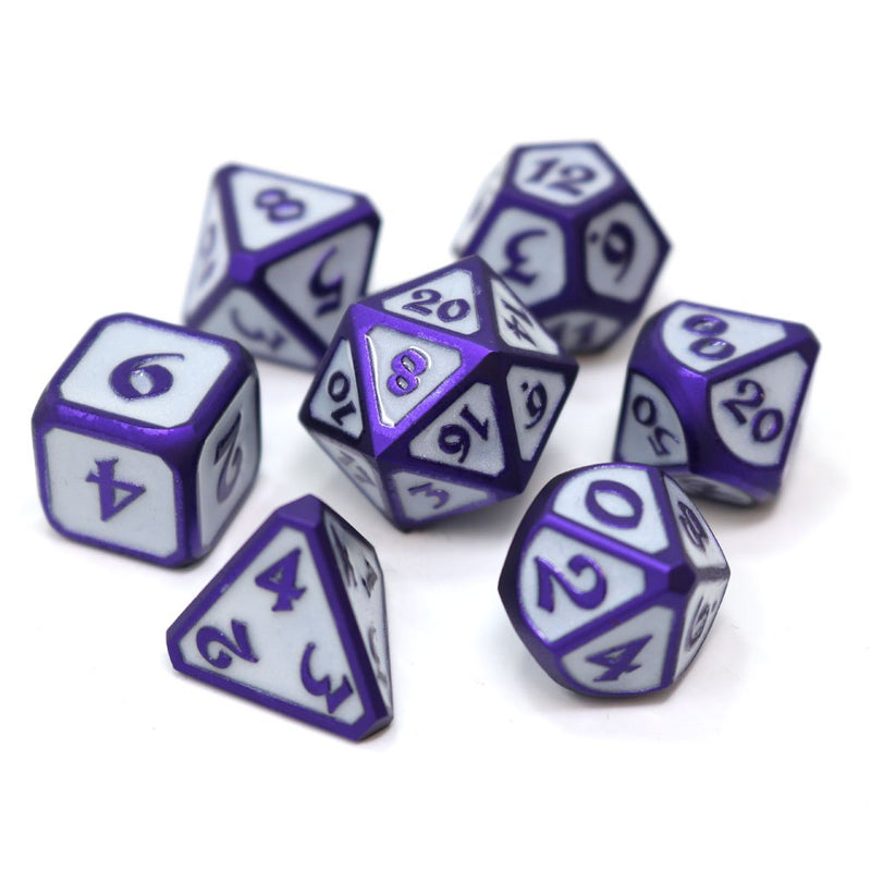 Die Hard Dice 7 Die Metal Dice Set: Celestial Harbinger
