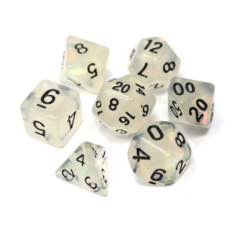 Die Hard Dice 7 Die RPG Dice Set: Divination