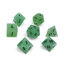 Norse Foundry 7 Die Glass RPG Dice Set: Mint Green K9 Glass
