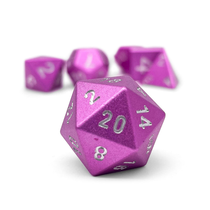 Norse Foundry 7 Die Aluminum Dice Set: Potion Pink