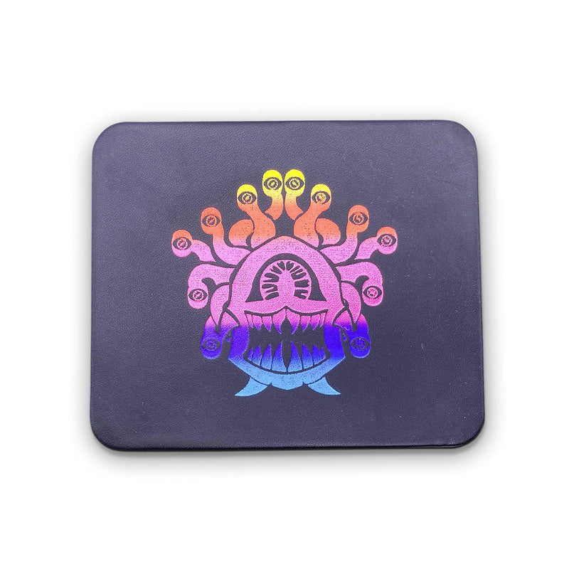 Norse Foundry Leatherette Dice Case: Rainbow Eye Tyrant