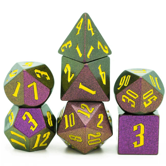 Foam Brain Games Jumbo Color Shifting Dice Set - Rose Red, Green, & Golden