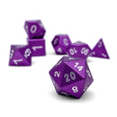 Norse Foundry 7 Die Aluminum Dice Set: Lich Purple
