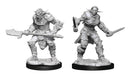 Wizkids: Nolzur's Marvelous Miniatures: Bugbear Barbarian Male & Bugbear Rogue Female