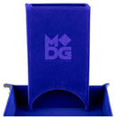 Metallic Dice Games Fold Up Velvet Dice Tower: Blue