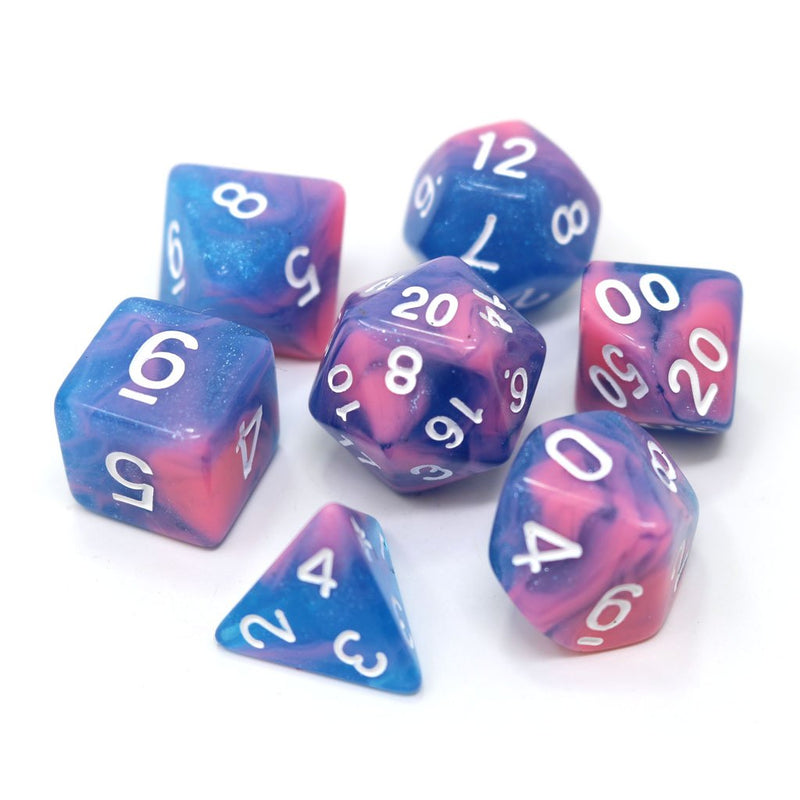 Die Hard Dice 7 Die RPG Dice Set: Miami Vice