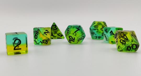 Sirius Dice: 7 Die Set: Mojito