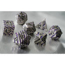Forged Gaming Necro Tech 7 Piece Metal Dice Set