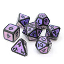 Die Hard Dice 7 Die Metal Dice Set: Dreamscape Nightshade