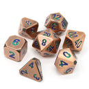 Die Hard Dice 7 Die Metal Dice Set: Forge Oasis