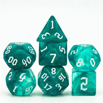 Foam Brain Games Ocean Elemental RPG Dice Set