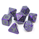 Die Hard Dice 7 Die Metal Dice Set: Mythica Infernal Omen