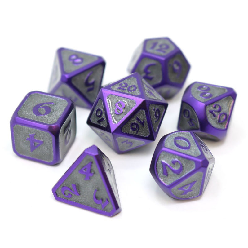 Die Hard Dice 7 Die Metal Dice Set: Mythica Infernal Omen
