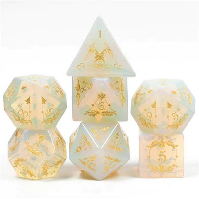 Foam Brain Games Gemstone RPG Dice - Opalite