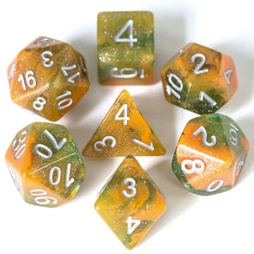Foam Brain Games Orange Grove RPG Dice Set
