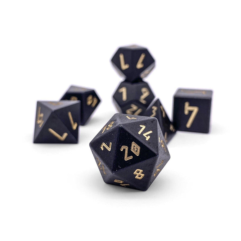 Norse Foundry 7 Die Aluminum Dice Set: Orb of Disintegration