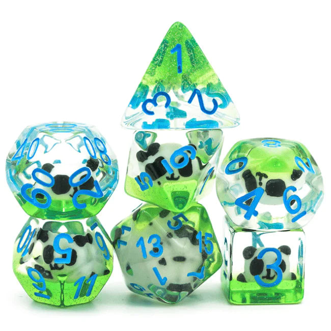 Foam Brain Games RPG Dice Set: Panda