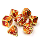 Die Hard Dice 7 Die Metal Dice Set: Spellbinder Pheonix