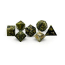Norse Foundry 7 Die Gemstone RPG Dice Set: African Jade