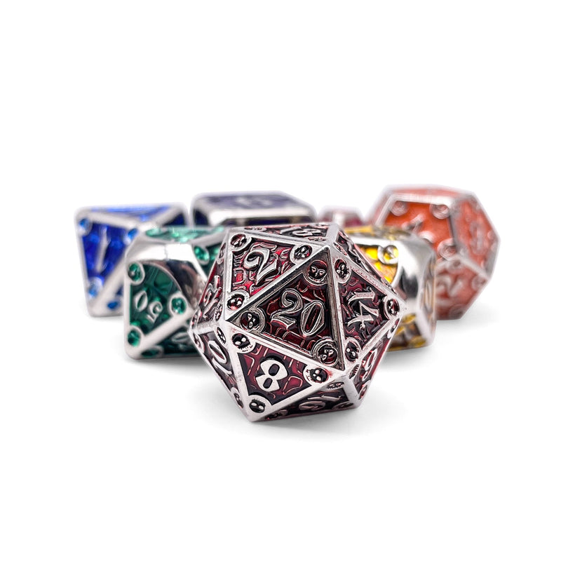 Norse Foundry 7 Die Metal RPG Dice Set: Dungeon Delve Treasure Trove