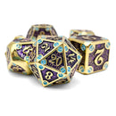 Norse Foundry 7 Die Metal RPG Dice Set: Dungeon Delve Royal Crown
