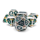 Norse Foundry 7 Die Metal RPG Dice Set: Dungeon Delve Trickster