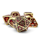 Norse Foundry 7 Die Metal RPG Dice Set: Dungeon Delve Blood Oath