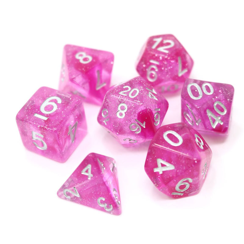 Die Hard Dice 7 Die RPG Dice Set: Pompadour