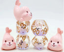 Foam Brain Games RPG Dice Set: Pink Seal