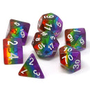 Die Hard Dice 7pc RPG Set - Prismatic Rainbow