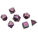 Forged Gaming Prismatic Rose 7 Piece Metal Dice Set