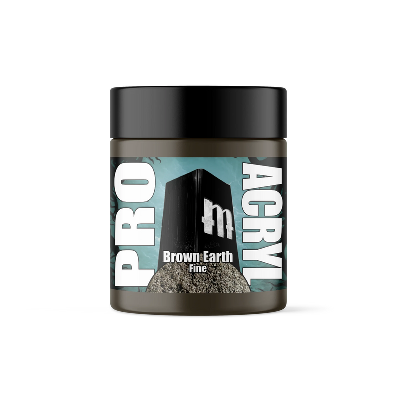 Monument Pro Acryl Basing Textures - Brown Earth - Fine 120ml