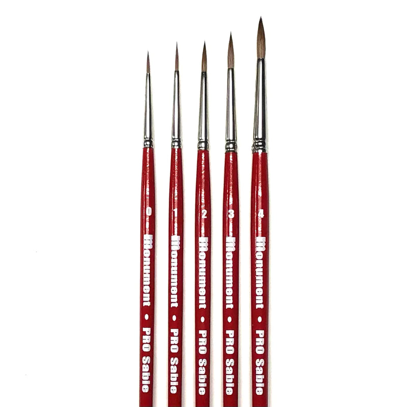 Monument Pro Brushes - PRO Sable Set