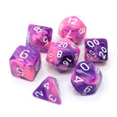 Die Hard Dice 7 Die RPG Dice Set: Purple Whirlwind