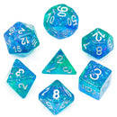 Foam Brain Games RPG Dice Set: Ocean Glitter